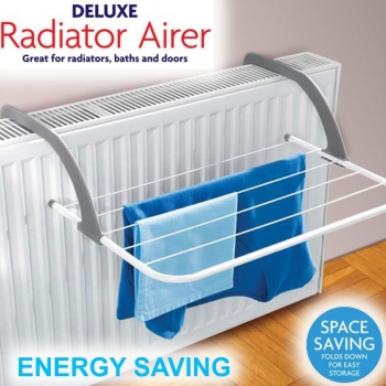 50x33cm+Radiator+Airer+Hanger+Hanging+Airing+Drier+Drying+Rack+Towel+Clothes+Rail